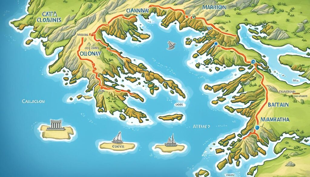 ancient greece map collection