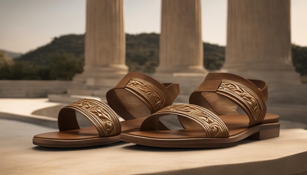 greek sandals as accessories