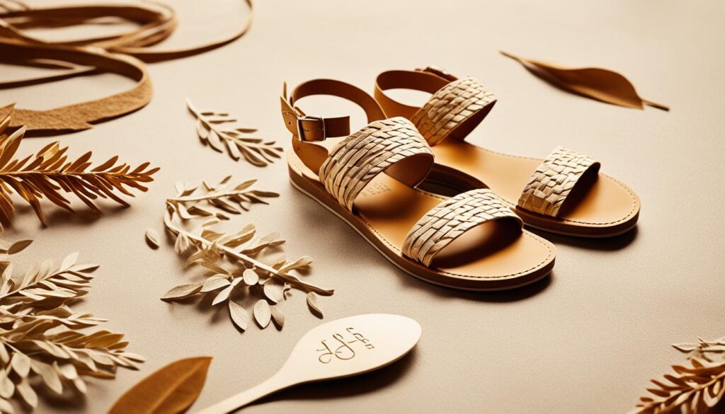 materials in greek sandals